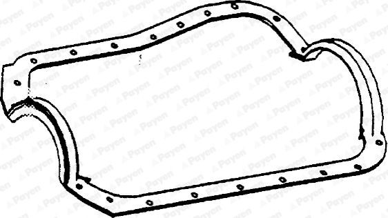 PAYEN Tiiviste, öljypohja JJ126 PAYEN JJ126 Daihatsu S85 Bus öljypohjan tiiviste hinta