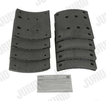 JURID Kit de garnitures de frein, frein à tambour 1949615050 1949615050 Frein de parking MITSUBISHI COLT JURID