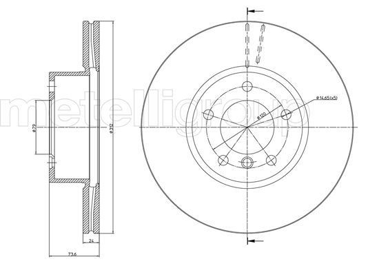 METELLI Bromsskiva 23-0986C 23-0986C METELLI bromsskivor MERCEDES-BENZ T2