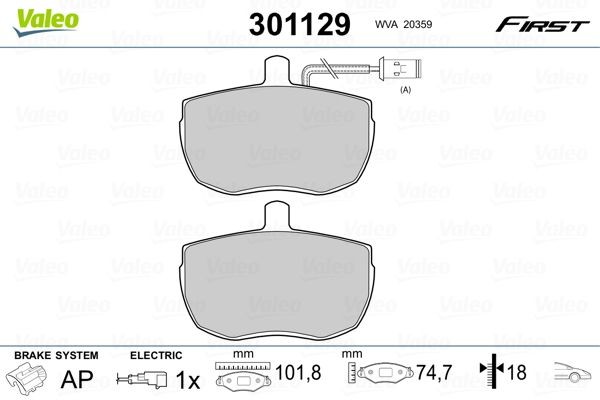 VALEO Brake pad set 301129 VALEO 301129 Land Rover Discovery 1 rear brake pad replacement