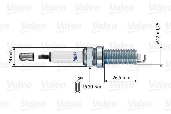 VALEO Tennplugg 246863 Tennplugger VALEO Peugeot 4007 246863