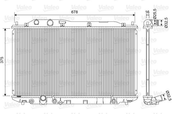 VALEO Radiateur 701570 701570 Radiateur VALEO HONDA CITY