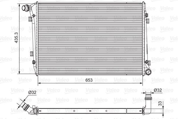 VALEO Radiatore motore 701664 VALEO 701664 costo Radiatore PEUGEOT 304