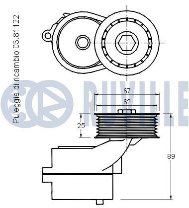 RUVILLE Barra de direcção 915463 915463 Braço de direção KIA PICANTO RUVILLE
