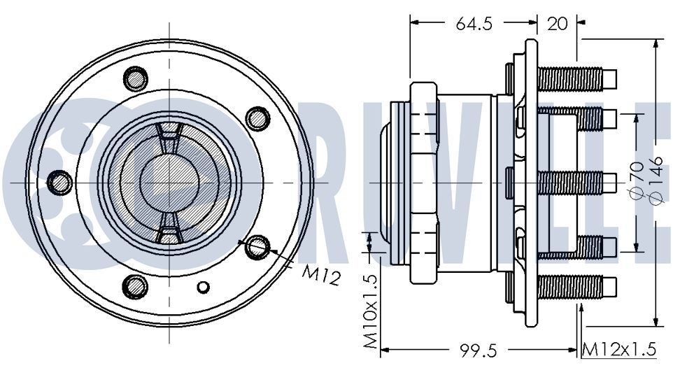 RUVILLE Stabilisator, chassis 918206 Krængningsstabilisator RUVILLE UP 918206 billig