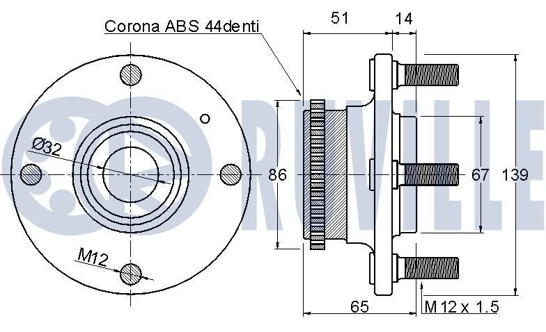 RUVILLE Remondikomplekt, käändmik 985144 985144 Remondikomplekt õõtshoob MERCEDES-BENZ SLK RUVILLE