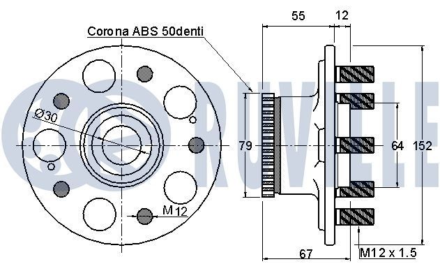 RUVILLE Ulożenie riadenia 985309 985309 Ulożenie riadenia OPEL COMBO RUVILLE