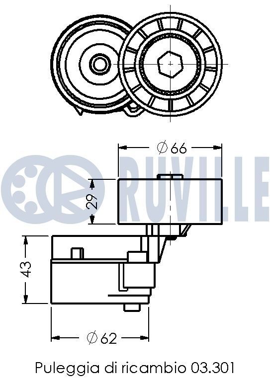 RUVILLE Montagesatz, Lenker 855100 855100 RUVILLE CHRYSLER Reparatursatz, Querlenker hinten und vorne