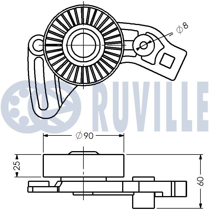 RUVILLE Remschijven en blokken 6642BD1 6642BD1 Remschijven en -blokken RUVILLE CHEVROLET VOLT