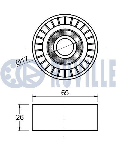 RUVILLE Kit de distribution 5700273 5700273 Courroie moteur KIA SEDONA RUVILLE