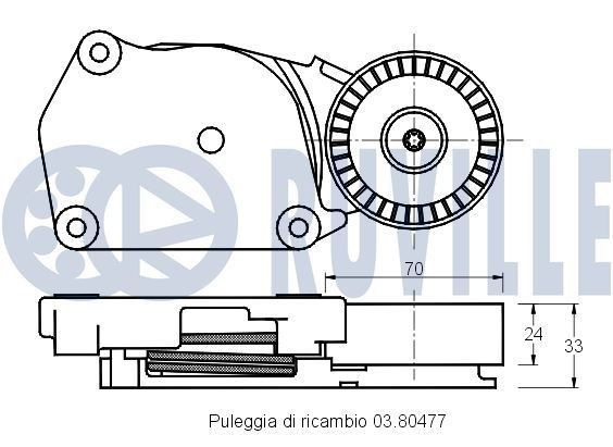 RUVILLE Rattalaagrikomplekt 5597 5597 Rattalaager RUVILLE DACIA 1300
