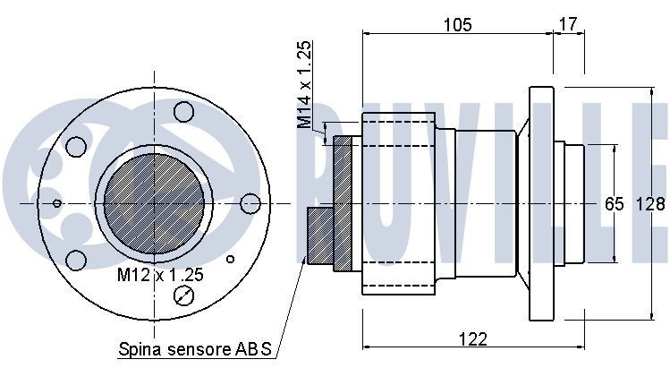 RUVILLE Suspension, boîte automatique 335304 335304 RUVILLE Suspension boîte de vitesse Jeep pas cher