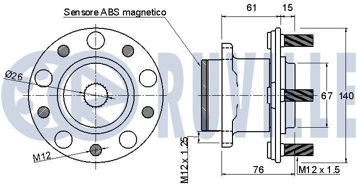 RUVILLE Suspension, boîte automatique 335312 RUVILLE Silent bloc boite de vitesse JEEP 335312
