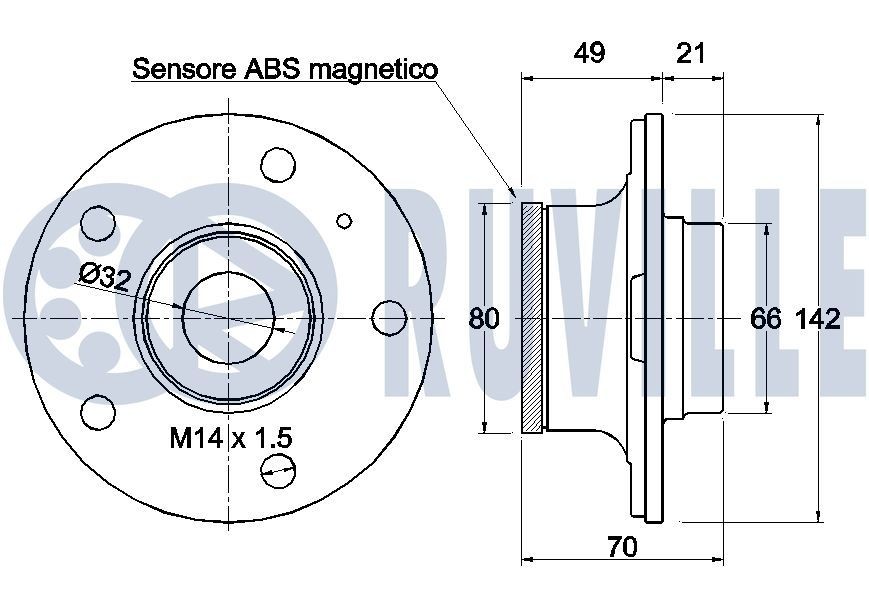 RUVILLE Oppheng, automatgirkasse 335333 Girkassefeste RUVILLE Mitsubishi CARISMA 335333