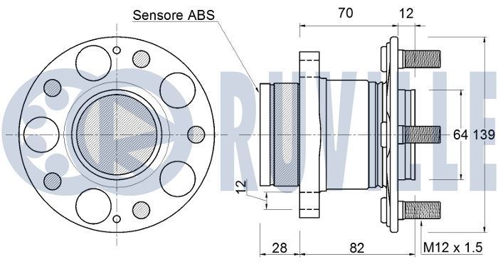 RUVILLE Ledsats, drivaxel 75415S 75415S RUVILLE ledsats drivaxel VW PASSAT