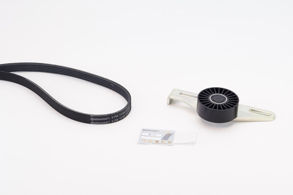 CONTITECH Poly V-riem set 5PK1110K1 Poly v riem set Renault K56_ 5PK1110K1 CONTITECH