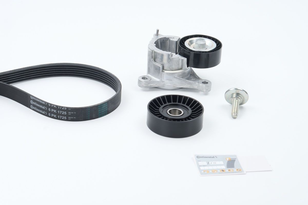 CONTITECH Ozubený klinový remeň - Sada 6PK1725K2 Sada klinového rebrovaného remena CONTITECH Citroën NEMO 6PK1725K2