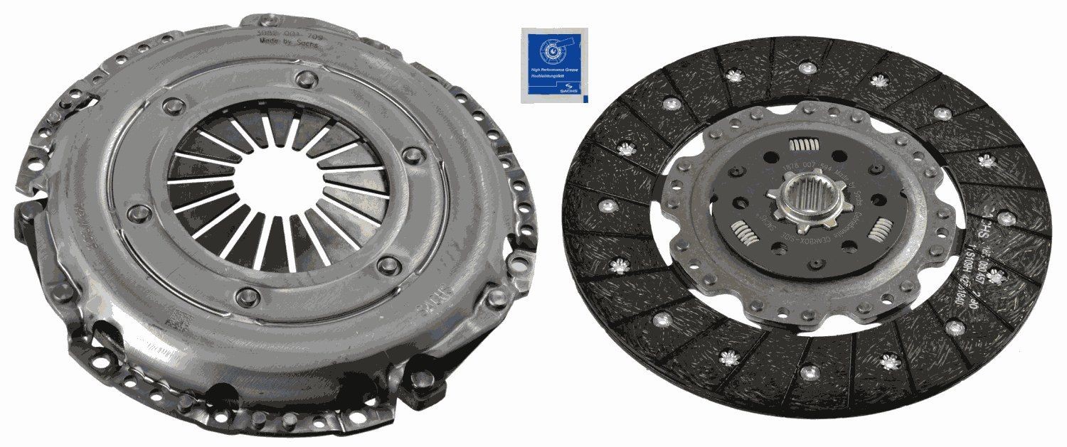 SACHS Kopplingssats 3000 970 068 3000 970 068 SACHS racing koppling Fiat SEDICI