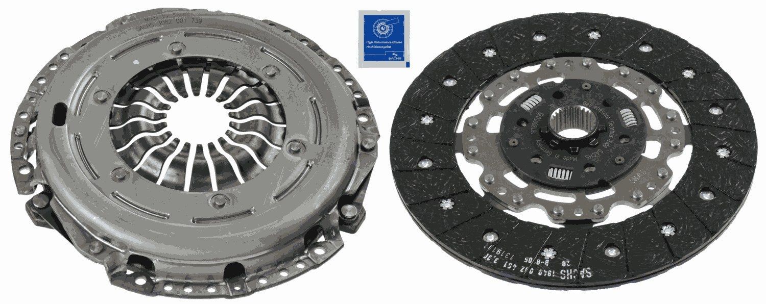 SACHS Kopplingssats 3000 970 075 SACHS 3000 970 075 Kopplingssats VW Tiguan Allspace (BW2) 2.0 TDI 4motion 200 hk 2022