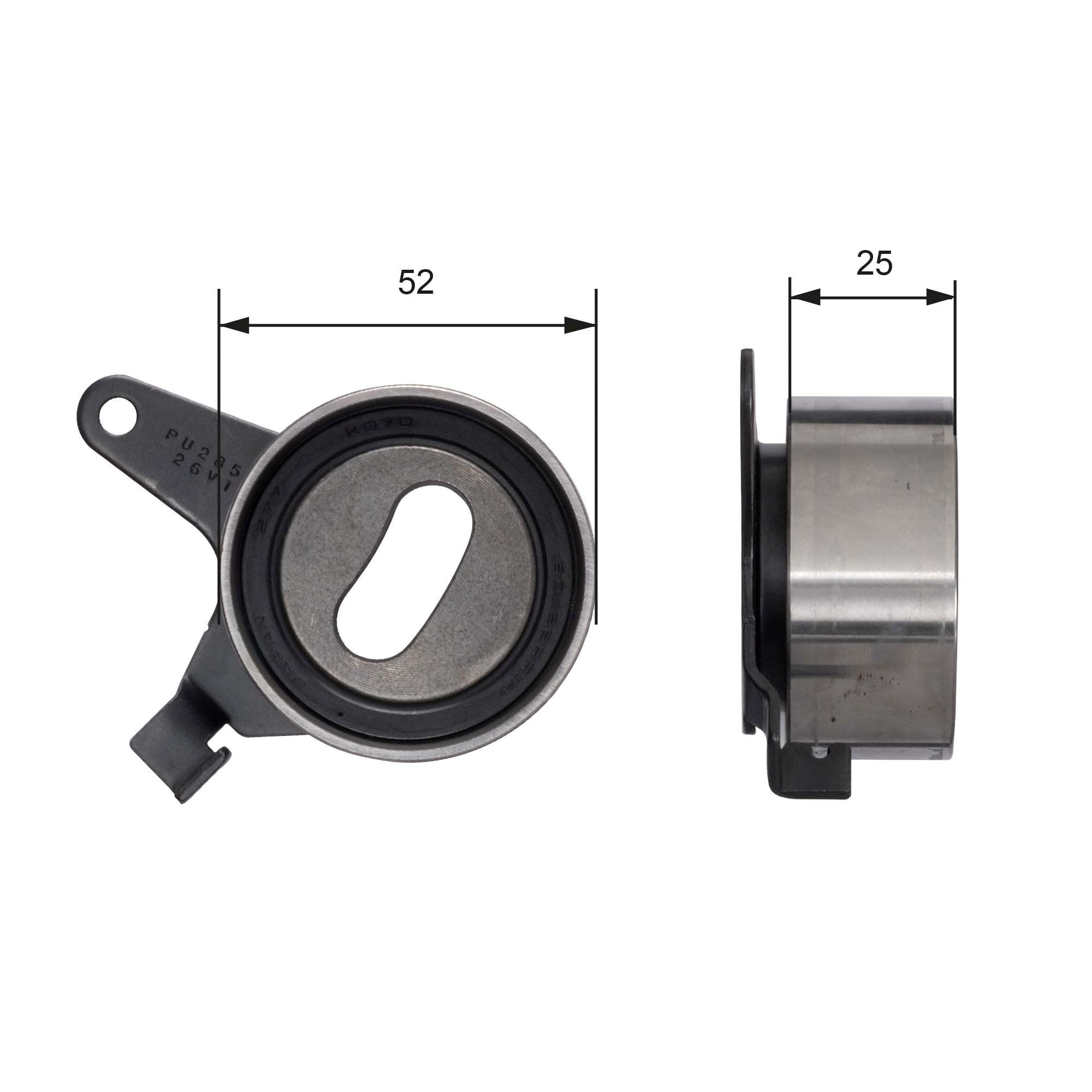 GATES Spanrol, distributieriem T41031 GATES T41031 Spanrol, tandriem Mazda Xedos 6 prijs