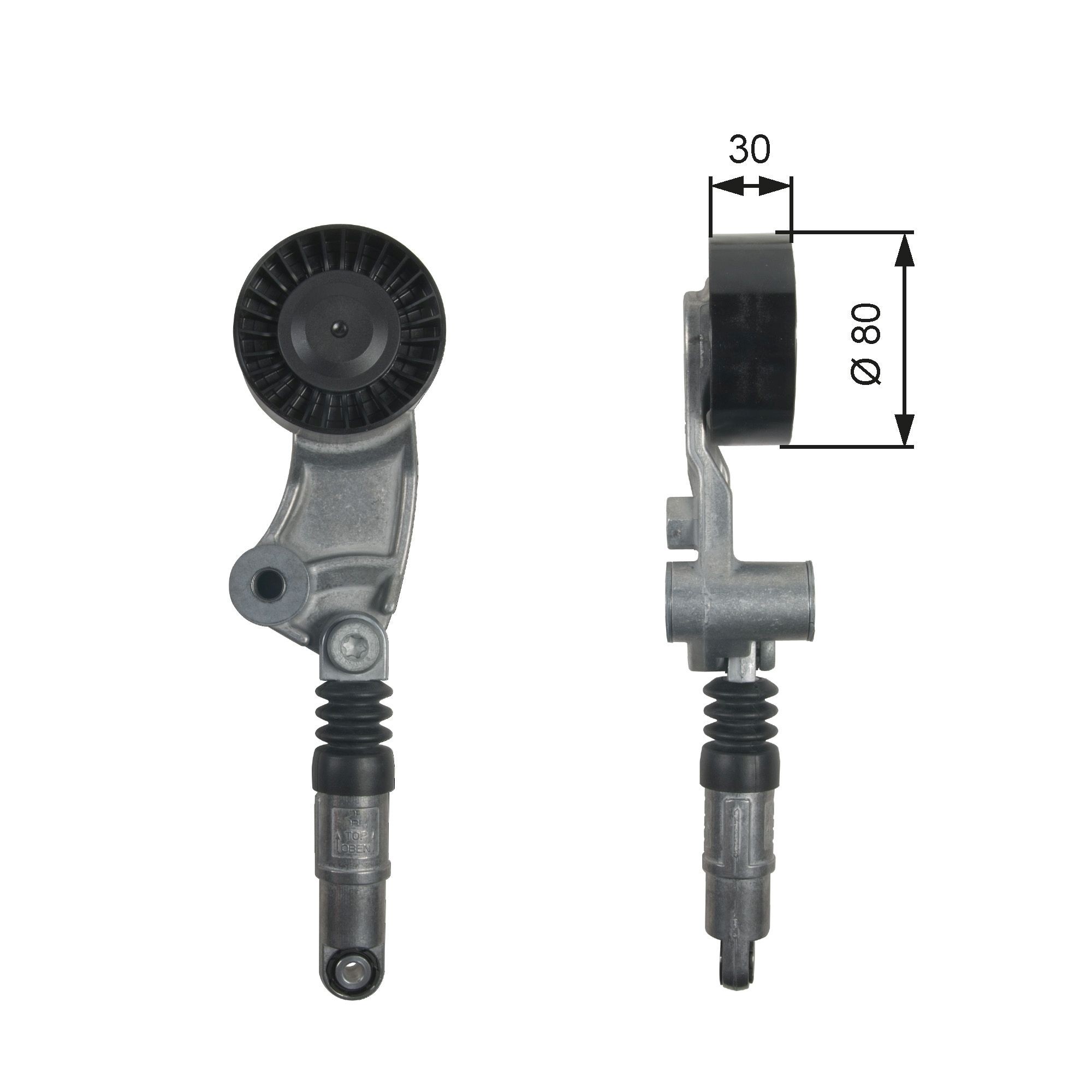 GATES Spanrol, poly V-riem T39257 GATES DriveAlign T39257 Riemen SUBARU Legacy V Station Wagon (BR) 2008