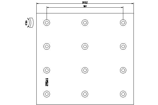 TEXTAR Bromsbelägg, sats, trumbroms 1956204 1956204 TEXTAR parkeringsbromsbelägg Volvo V90 Kombi