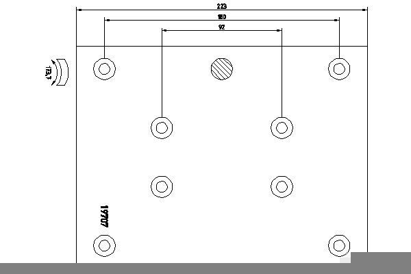 TEXTAR Sada brzd. obloż., Bubn. brzda 1970701 Ručná brzda TEXTAR Mercedes-Benz CLA 1970701