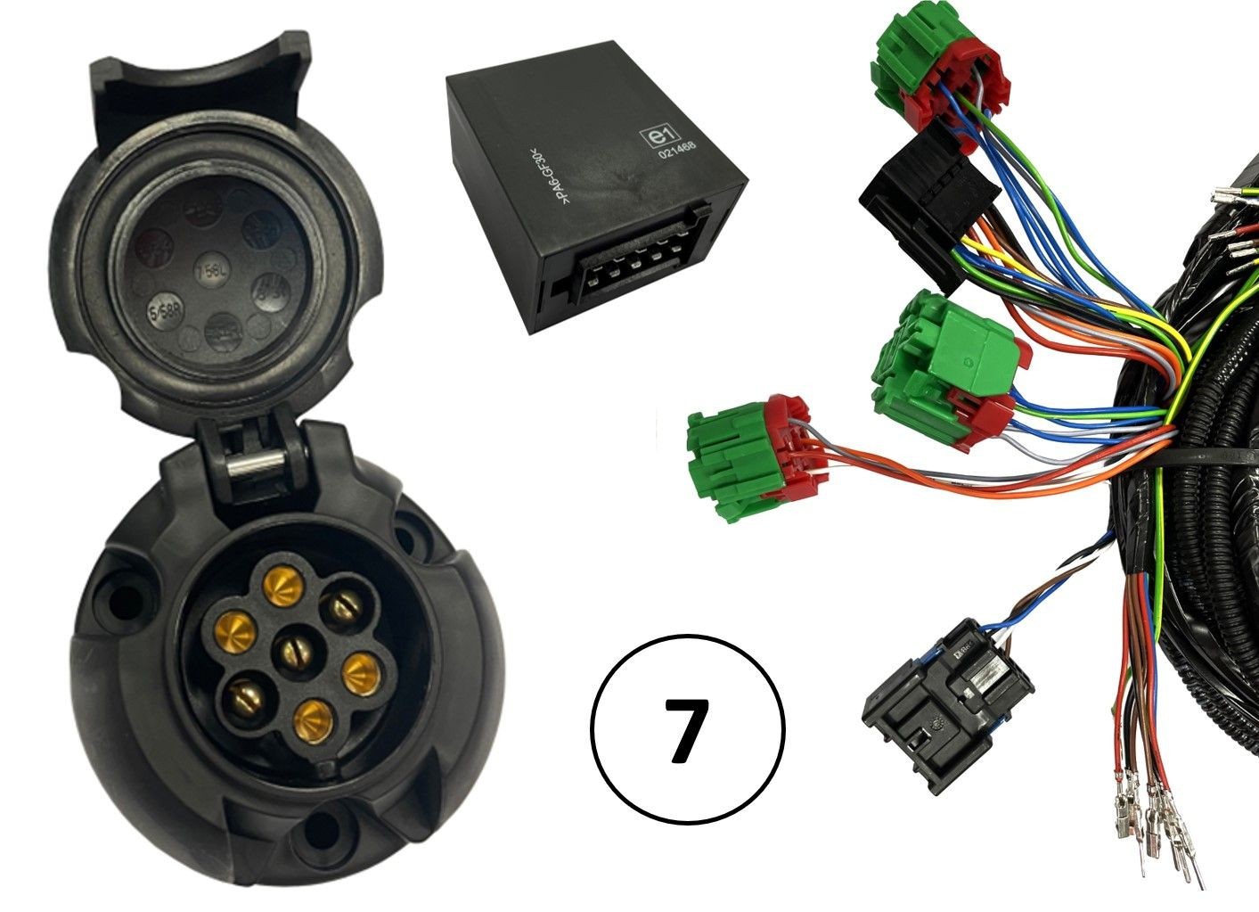 BOSAL Elektrikomplekt, haakeseade 025-588 025-588 Elektrikomplekt, haakeseade BOSAL MAZDA CX-7