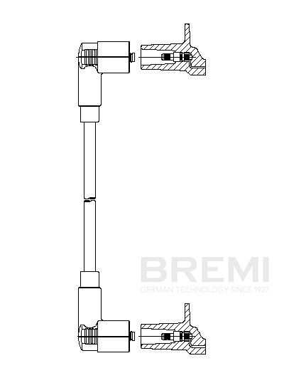 BREMI Tennplugg kabel 114/75 114/75 Pluggledninger BREMI DACIA LODGY