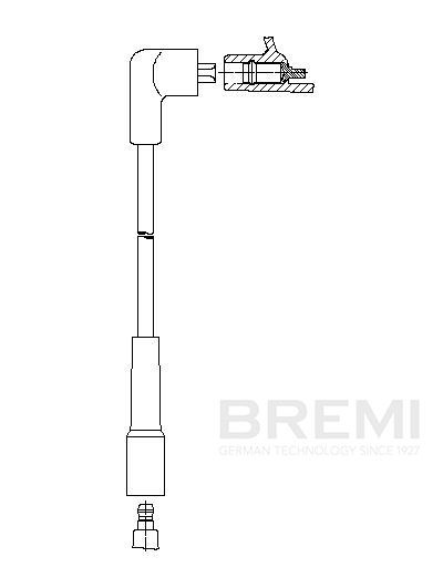 BREMI Ignition lead 474/62 474/62 BREMI ignition leads for LAND ROVER 88/109