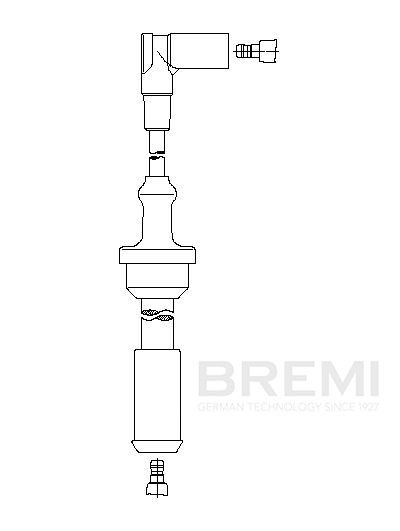 BREMI Tändkabel 6A12/93 BREMI 6A12/93 Tändkablar CX II Kombi original