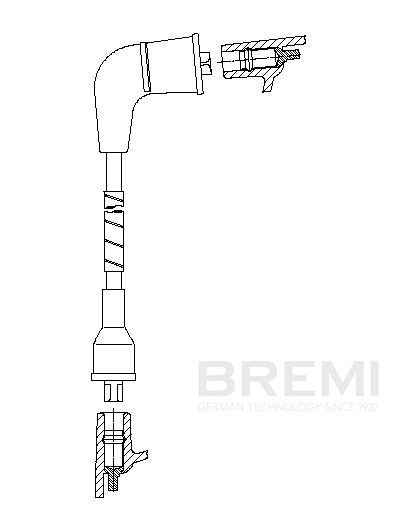 BREMI Faisceau d'allumage 6A67E40 6A67E40 BREMI Câble d'allumage Suzuki pas cher