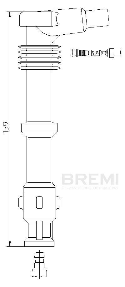 BREMI Plugg, tennplugg 13293/5 13293/5 BREMI Plugg, tennplugg Land Rover billige