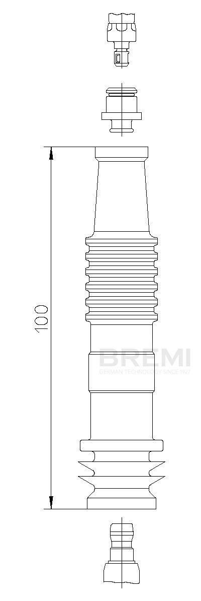 BREMI Cappuccio, Candela d'accensione 13310A5 BREMI 13310A5 Cappuccio, candela d'accensione 126 (126) prezzo