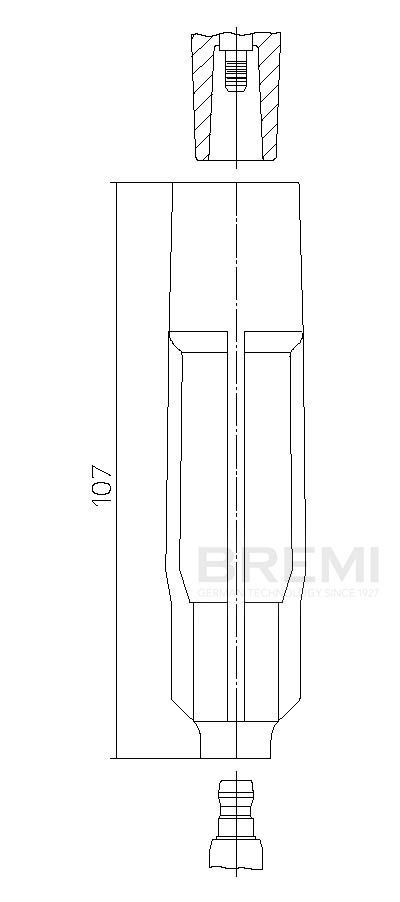 BREMI Plugg, tennplugg 13343/2 BREMI 13343/2 originale Plugg, tennplugg Mercedes T1 Flatvogn lastebil 601 hva koster