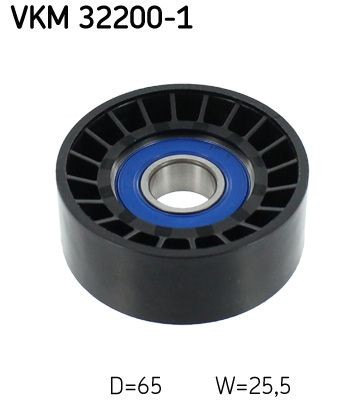SKF Polia de desvio / de guia, correia trapezoidal estriada VKM 32200-1 Polia de desvio guia DODGE SKF VKM 32200-1