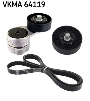 SKF Ozubený klinový remeň - Sada VKMA 64119 Sada klinového rebrovaného remena Hyundai RB VKMA 64119 SKF