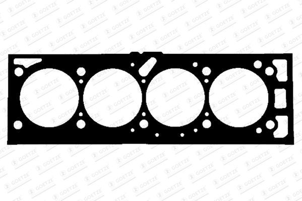 GOETZE Toppakning 30-024335-10 30-024335-10 Topstykke pakning PORSCHE 924 GOETZE
