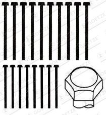 GOETZE Topplocksbultsats 22-18011B 22-18011B GOETZE bultsats topplock Ford CORTINA