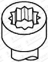 GOETZE Topplokksbolter 22-39001B 22-39001B Strekkbolter GOETZE VW POLO