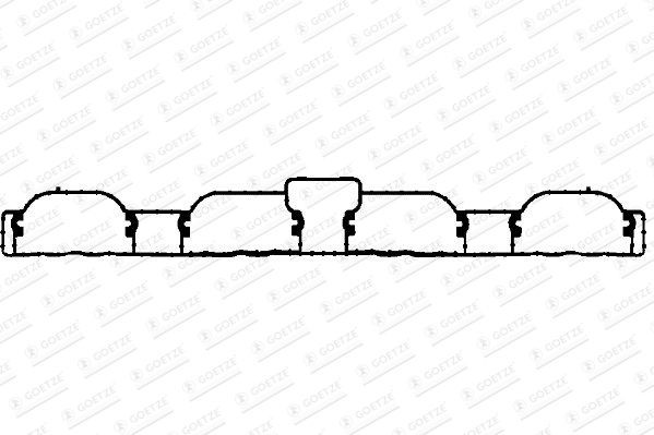 GOETZE Ansaugkrümmer-Dichtung 50-030353-00 Ansaugdichtung GOETZE PHAETON 50-030353-00 günstig