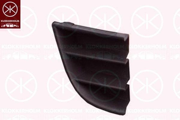 KLOKKERHOLM Vetracia mrieżka v nárazníku 7521912 Vetracia mrieżka v nárazníku KLOKKERHOLM Skoda OCTAVIA 7521912