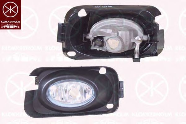 KLOKKERHOLM Dimljus 29260283 29260283 KLOKKERHOLM dimstrålkastare HONDA CIVIC