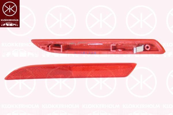 KLOKKERHOLM Reflex 29270793 29270793 Reflex röd KLOKKERHOLM DACIA SANDERO