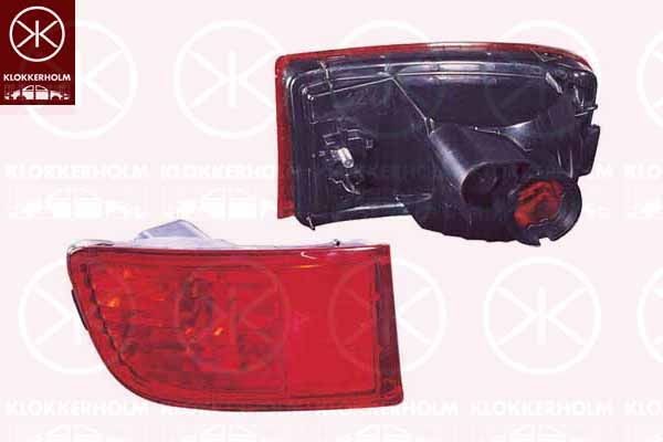 KLOKKERHOLM Tagumine udutuli 81280781 Tagumine helkur KLOKKERHOLM Honda STREAM 81280781