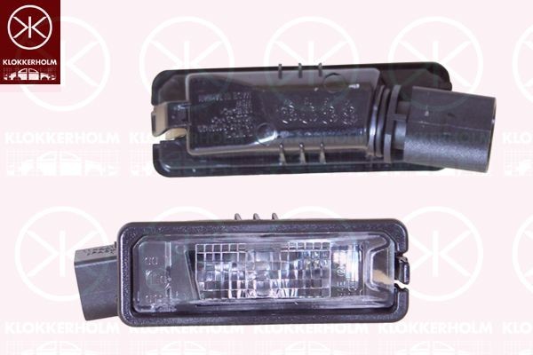 KLOKKERHOLM Luce targa 95470850 95470850 costo Luce targa Volkswagen JETTA KLOKKERHOLM