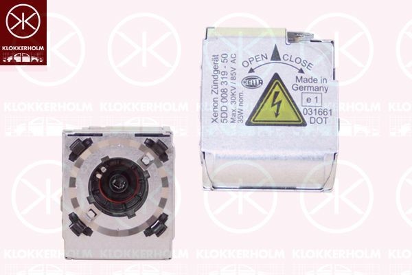 KLOKKERHOLM Tennapparat, gassutladningslampe 00310070A1 Xenonlys KLOKKERHOLM XC70 00310070A1 billige