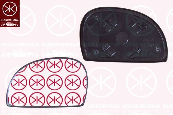 KLOKKERHOLM Spegelglas, yttre spegel 31551066 31551066 KLOKKERHOLM spegelglas HYUNDAI IONIQ