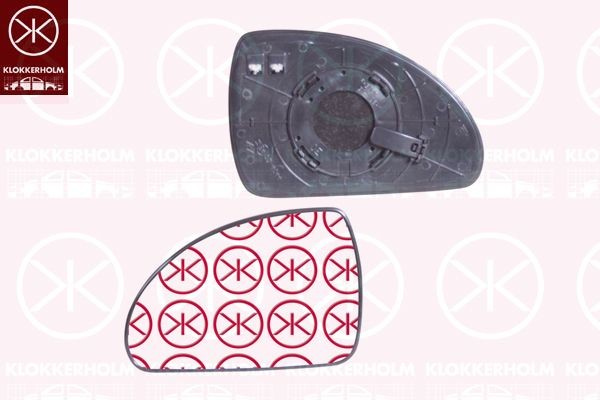 KLOKKERHOLM Vetro specchio, Specchio esterno 32671064 32671064 costo Vetro specchietto KLOKKERHOLM KIA CERATO