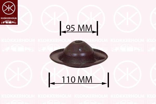 KLOKKERHOLM Patin de ressort 9521435 9521435 Patin de ressort SEAT ARONA KLOKKERHOLM